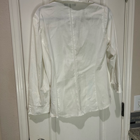 Lafayette 148 New York Ivory Blouse - Picture 4 of 4